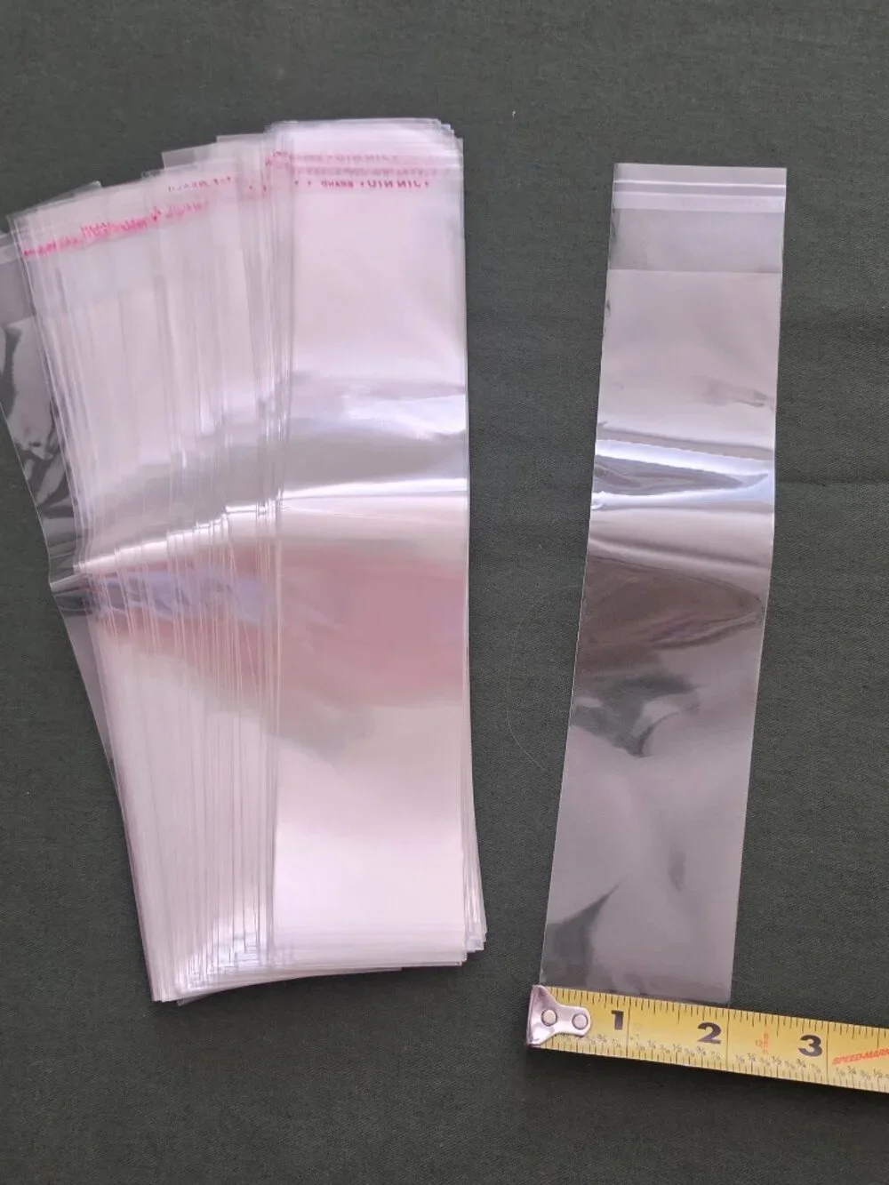 Self Sealing Adhesive Resealable Clear Cellophane Bags Set of 99 New